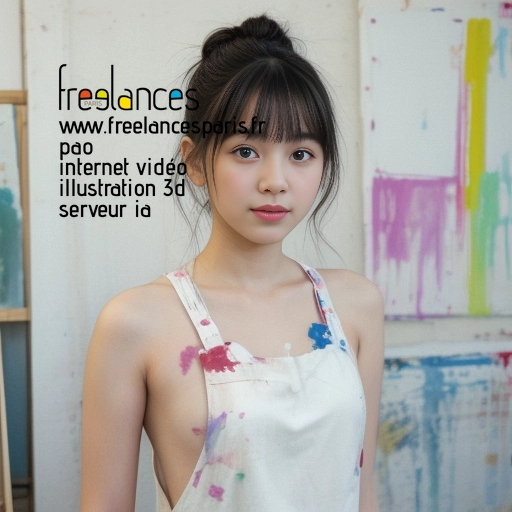 Pao internet vidéo illustration 3d serveur intelligence générative freelance paris studio de création ODZUQL40